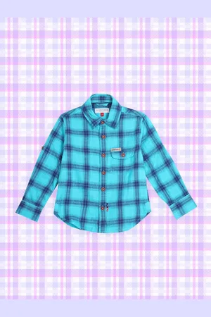 Ralph Lauren Boys Blue Checked Casual Shirt