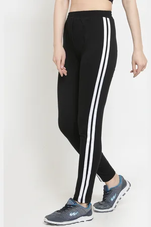 Boston Club Women Black Solid Slim-Fit Track Pants