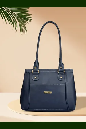 FOSTELO Navy Blue Solid Shoulder Bag