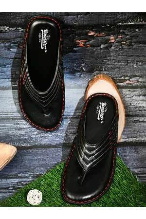 Buy Roadster Men Black & Brown Colourblocked Comfort Sandals - Sandals for  Men 2380821 | Myntra