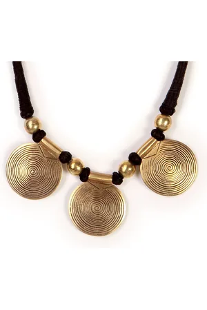 Bamboo Tree Jewels Gold-Toned Metal Gold-Plated Necklace