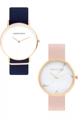 Joker & Witch Blue & Pink Glenn & Maggie Couple Watch Set-JWCW135