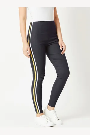 Miss Chase Women Grey Solid Skinny-Fit Jeggings