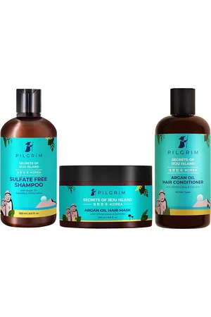 Pilgrim Jeju Hair Care Trio Set - Sulphate & Paraben Free