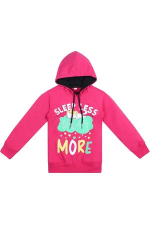 Superminis Unisex Kids Pink Printed Sweatshirt
