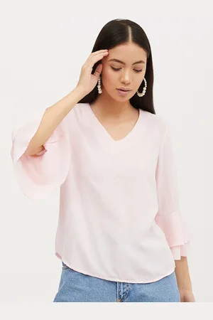 Harpa Women Pink Solid Top