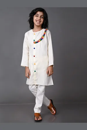VESHAM Boys A-line Kurta with Pyjama Set