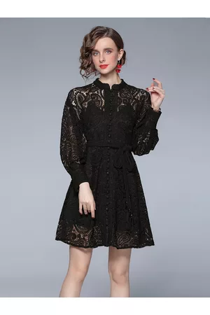 JC Collection Women Black knitted Dress