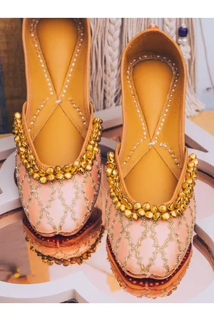 Nidhi Rathi Women Pink Mojaris Flats