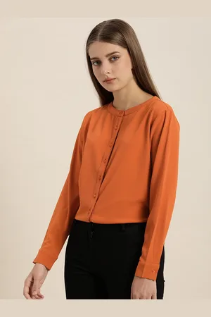 Invictus Rust Orange Shirt Style Top