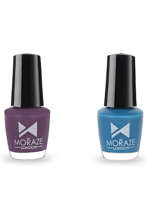 Moraze Pack of 2 Purple Pheonix & Inbox Nail Polish- 10 ML (5 ML Each)