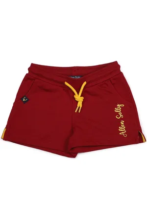 Allen Solly Girls Maroon Shorts
