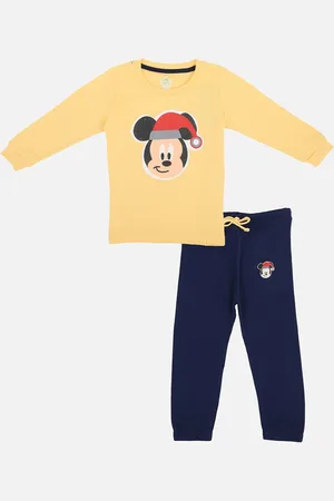 BodyCare Boys Mickey & Friends Printed T-shirt with Trousers