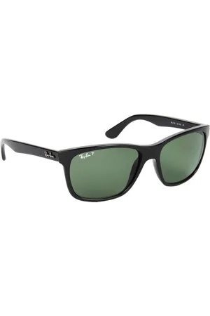 Ray-Ban Men Polarized Green Lens Square Sunglasses - 0RB4181601/9A57