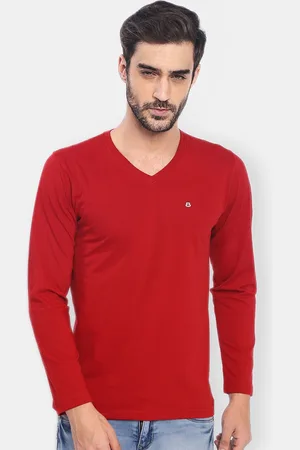 berry blues Men Solid Cotton T-shirt