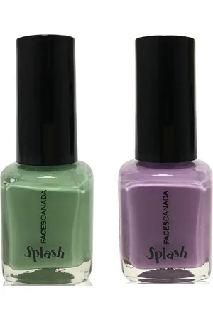 FACES CANADA Set of 2 Splash Nail Enamels - Linty 45 & Viola 41