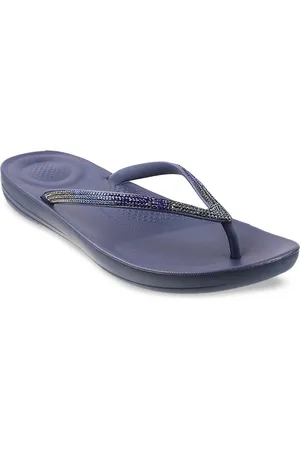 FitFlop Women Blue Open Toe Flats