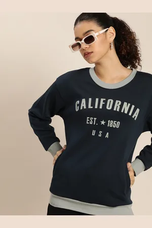 Dillinger Women Printed Oversized Sweatshirt