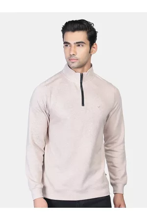 Blackberrys Mock Collar Cotton Sweatshirt