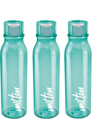 Milton Helix 1000 Pet Water Bottle, Set of 3, 1 Litre Each, Blue | BPA Free  | 100% Leak Proof | Offi…See more Milton Helix 1000 Pet Water Bottle, Set