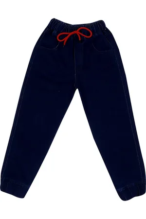 Cremlin Clothing Kids Navy Blue Jogger Jeans