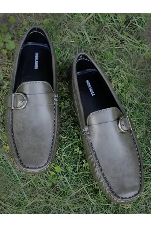 Highlander Men Grey Driving Shoes