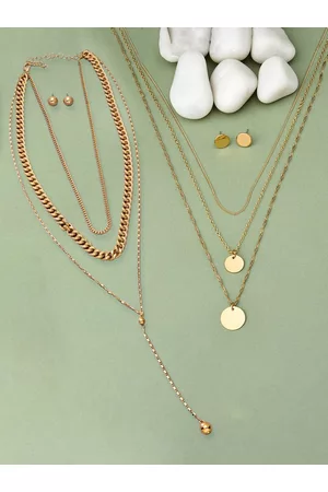 Ami Set of 2 Gold-Toned Gold-Plated Layered Chain