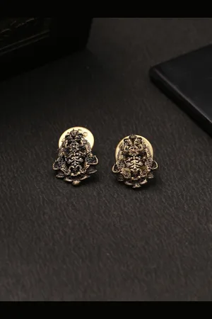 COSA NOSTRAA Men Antique Gold The Militades Collar Tips Accessory Gift Set