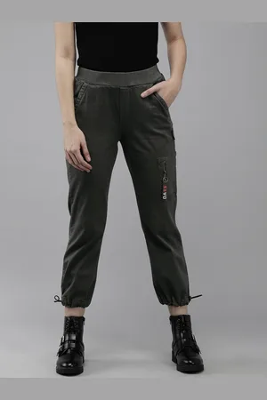 Roadster X DISCOVERY ADVENTURES Women Charcoal Grey Utility Jogger