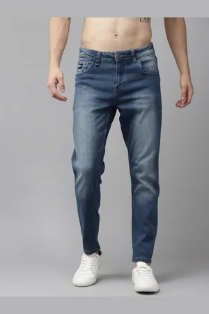 Roadster Men Blue Carrot Fit Light Fade Stretchable Jeans