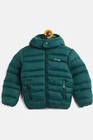 Camey Boys Green Lightweight Puffer Jacket