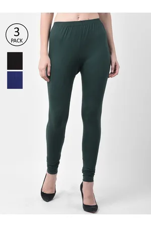GRACIT Women Pack Of 3 Solid leggings