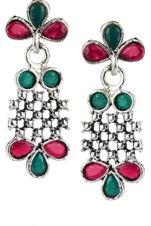 DESI COLOUR Multicoloured Classic Drop Earrings