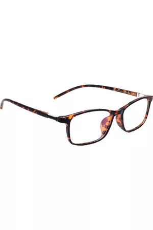 Peter Jones Eyewear Unisex Brown & Orange Tortoise Shell Computer Glasses 1810DA