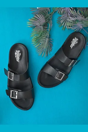 Buy Roadster Men Black Comfort Sandals - Sandals for Men 2380807 | Myntra