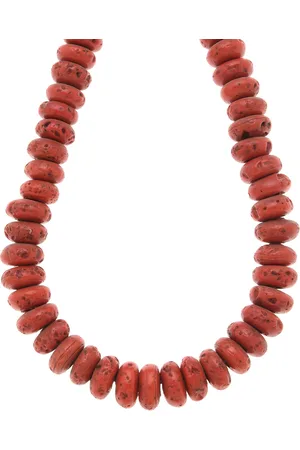 Bamboo Tree Jewels Red Handcrafted Necklace