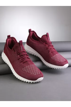 WROGN Men Maroon Sneakers