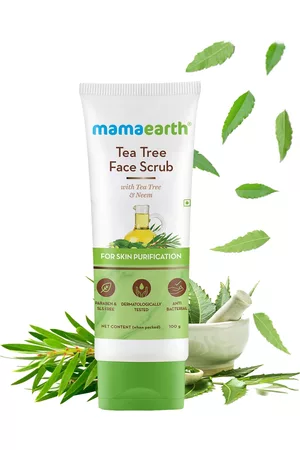 Mamaearth Tea Tree Face Scrub with Neem for Skin Purification 100 ml