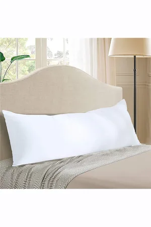 Pum Pum White Solid Pillows With Cover