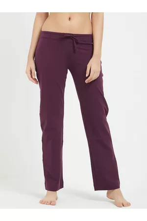 Fruit Of The Loom Women Loungewear - Women Purple Solid Lounge Pants FKPS01-A1S1