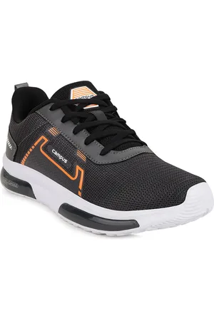 Campus Men Grey Melange Mesh Running Shoes