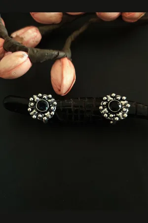 Binnis Wardrobe Silver & Black Toe Ring