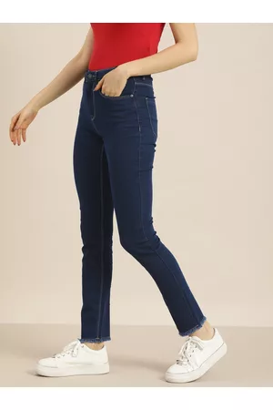 Moda Rapido Women Blue Skinny Fit High-Rise Stretchable Jeans