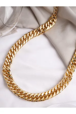 Joker & Witch Women Gold-Toned Link Necklace