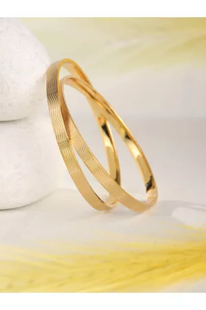 Priyaasi Gold Plated Set of 2 Bangle Set