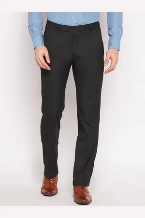 Buy Cantabil Men Grey Solid Casual Trousers Online at Best Prices in India  - JioMart.