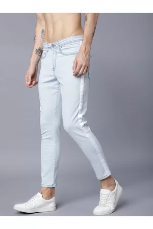 LocoMotive Men Blue Slim Fit Mid-Rise Clean Look Stretchable Jeans
