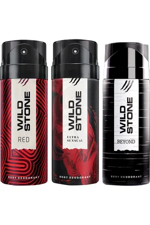 Wild Stone Men Pack of 3 Deodorant - 150 ml Each