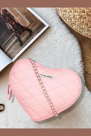FLYING BERRY Pink Textured Sling Bag