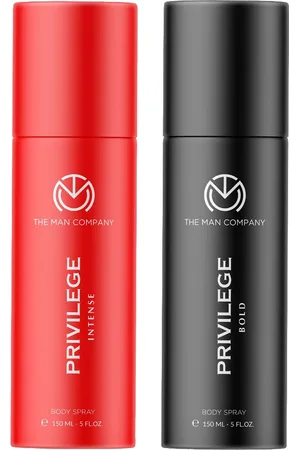 THE MAN COMPANY Men Set of 2 Privilege Body Sprays - Bold & Intense - 150 ml each